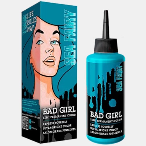 SEA FAIRY Средство оттеночное для волос серии BAD GIRL (бирюзовый), 150 мл.