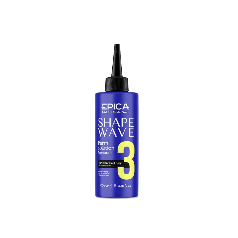 Перманент для осветлённых волос 3 Shape wave EPICA Professional, 100 мл.