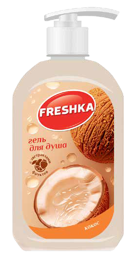 FRESHKA гель для душа Кокос, 500 мл