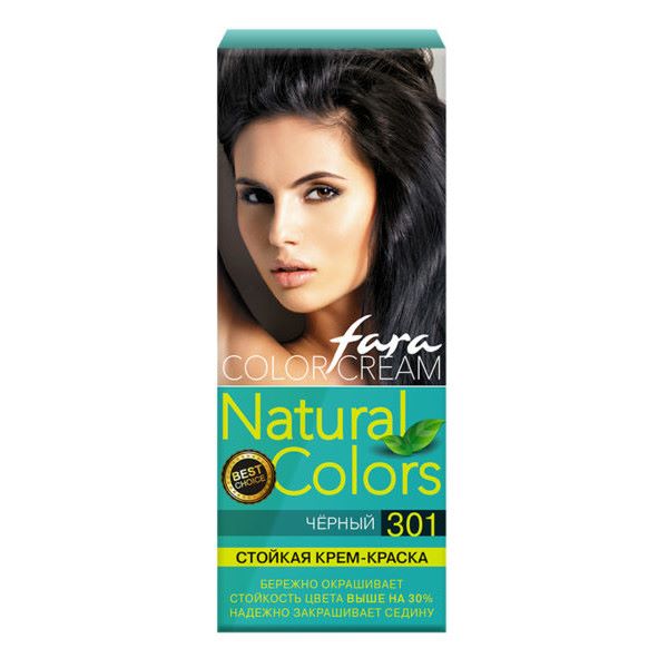 №301 Черный Краска для волос FARA Natural Colors
