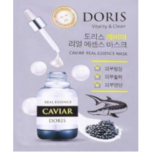 Маска для лица ампульная JIGOTT DORIS с экстрактом икры Caviar Real Essence Mask, 25 мл.