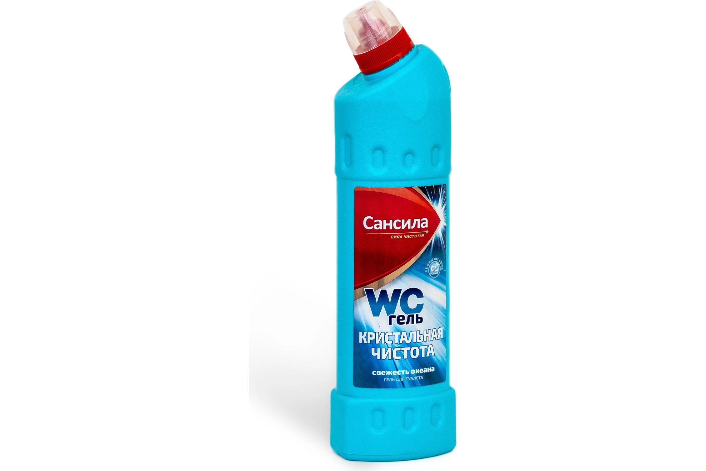 Сансила WC-гель для туалета Свежесть океана (голубой), 750г
