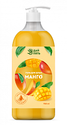 Гель для душа "Дай пять" Манго, 750 мл