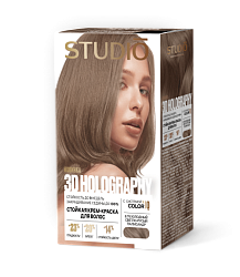 8.76 Краска для волос STUDIO Professional "3D HOLOGRAPHY" 8.76 Холодный очень светло-русый палисандр (50 мл/50 мл/25 мл/15 мл)