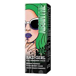 ABSINTHE Средство оттеночное для волос серии BAD GIRL (неоновый зеленый), 150 мл.