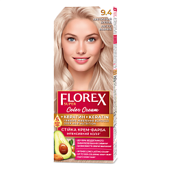 9.4 арктический блонд краска д/волос Florex Super Кератин