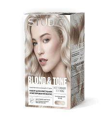Набор для мелирования волос Скандинавский блонд линии BLOND&TONE серии STUDIO PROFESSIONAL