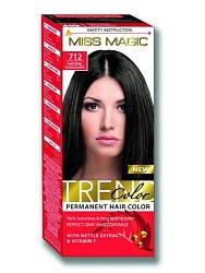 Стойкая краска для волос "Miss Magic" TREND COLORS 712 натуральный  шоколад 