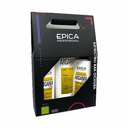 Набор Argania Rise Organic EPICA Professional (шампунь 250 мл.+ кондиционер 250 мл.+ маска 250 мл.) 