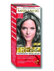Стойкая краска для волос "Miss Magic" TREND COLORS 710 светлый графит