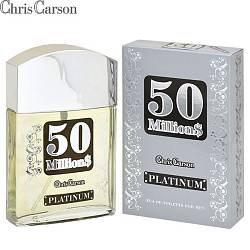 Туалетная вода 50 MILLION$ PLATINUM,  муж. 90 мл.