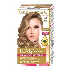 Стойкая краска для волос "Miss Magic" LUXE COLORS 9.2 - темно-песочный 