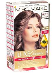Стойкая краска для волос "Miss Magic" LUXE COLORS 117/7.72- розово-русый  