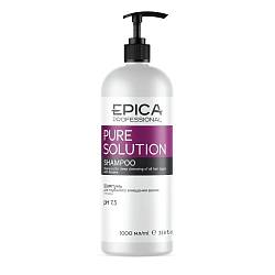 Шампунь для глубокого очищения волос Pure Solution EPICA Professional, 1000 мл. 