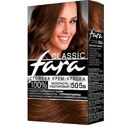 №505А Золотисто-каштановыйКраска для волос FARA Classic