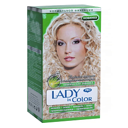 Химическая завивка LADY IN COLOR PRO Нормальной фиксации 120 мл./120 мл./15 мл.