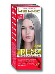 Стойкая краска для волос "Miss Magic" TREND COLORS 703 платиновый блондин