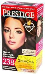 №238 - Темный золотисто-коричневый Крем-краска для волос vip's PRESTIGE
