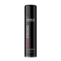 Лак для волос ультрасильной фиксации Ultrastrong EPICA Professional, 500 мл. 