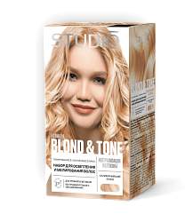 Набор для мелирования волос Калифорнийский блонд линии BLOND&TONE серии STUDIO PROFESSIONAL